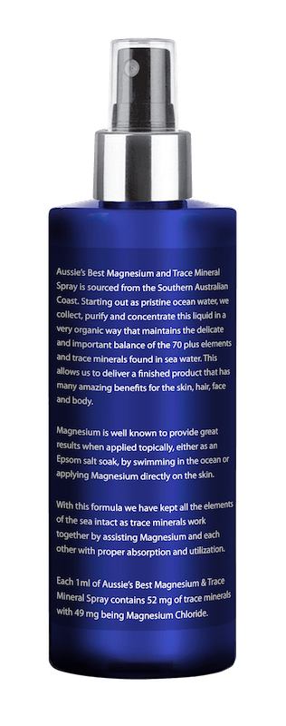 Aussie's Best Magnesium & Trace Mineral Spray 120ml - Naturshopen.se