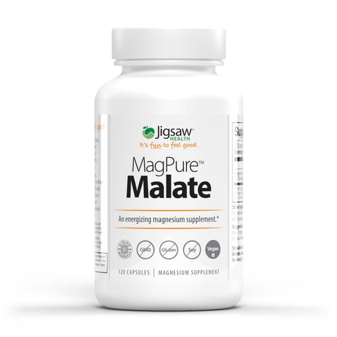 Jigsaw Health MagPure Malate 120 Capsules - Naturshopen.se