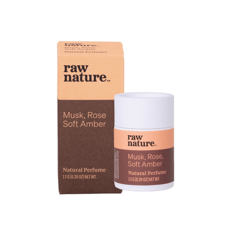 Musk, Rose & Soft Amber – Naturlig fast parfym 11 g - Naturshopen.se