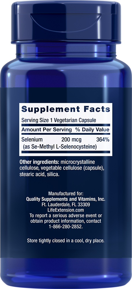 Life Extension Se-Methyl L-Selenocysteine