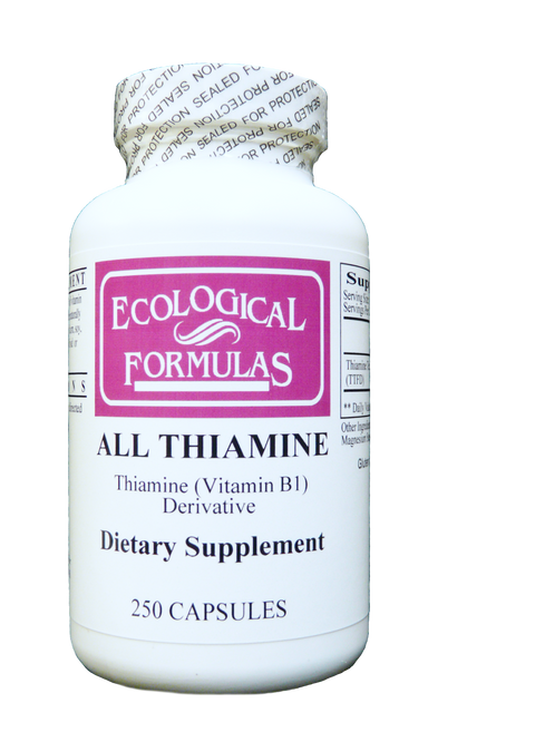 Ecological Formulas Allithiamine Vitamin B1 50 Mg 250 Kapslar