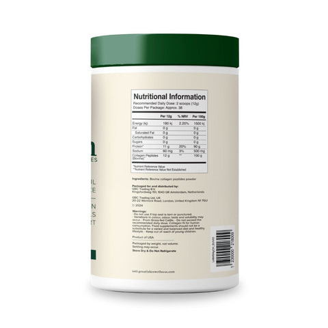 Great Lakes Wellness - Premium Grass - Fed Collagen Peptides - Naturshopen.se