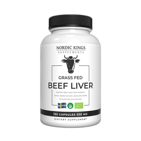 Nordic Kings Gräsbetad & Ekologisk Nötlever Kapslar - Naturshopen.se