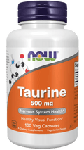 Now Taurine 500 mg 100 caps - Naturshopen.se