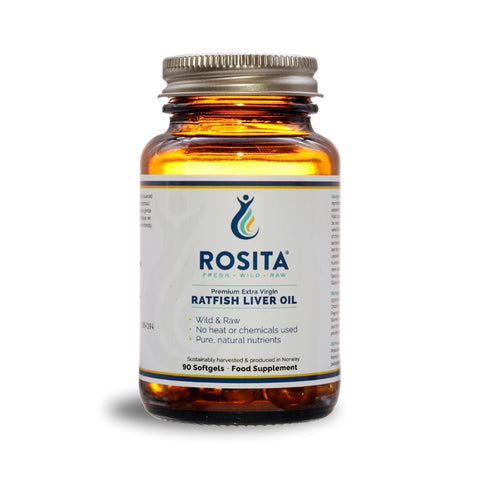Rosita Extra Virgin Ratfish Liver Oil Softgels – 90 kapslar - Naturshopen.se