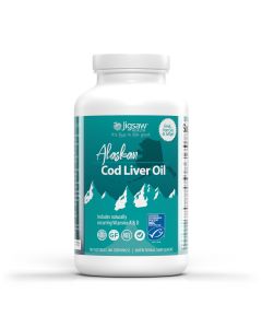 Jigsaw Health Alaskan Cod Liver Oil 180 kapslar